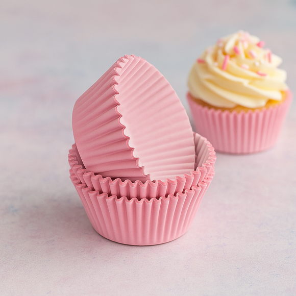 Baking Light Pink Paper Cups 100pcs