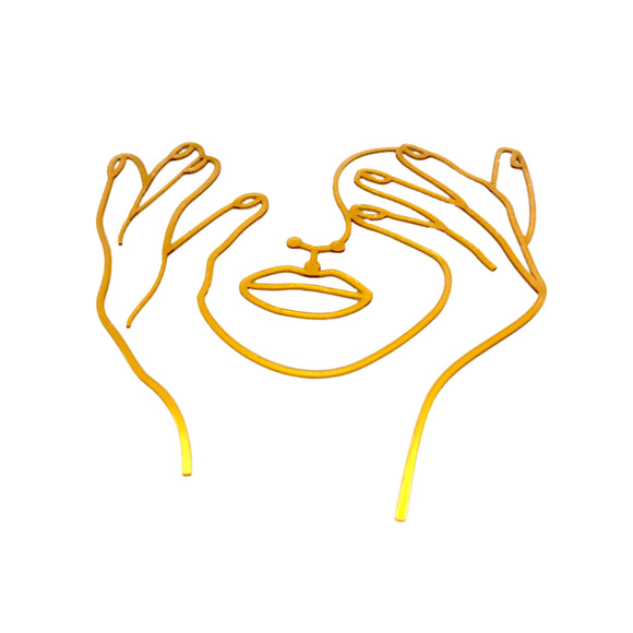 Line Art woman Topper