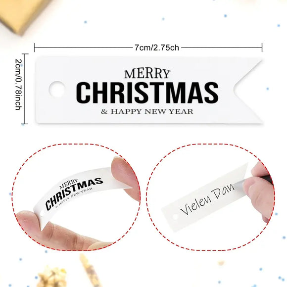 Merry Christmas & Happy New Year Tag 10pcs