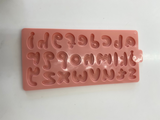 Patterned Alphabet Silicone Mould