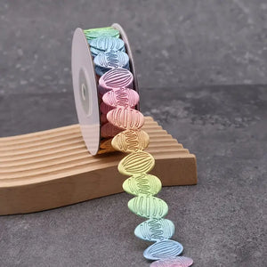 Rainbow Egg Ribbon 1m