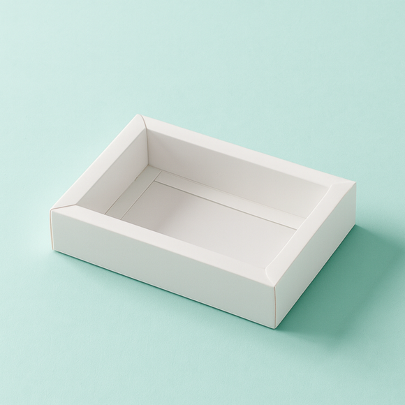 Rectangle Chocolate Box Clear Lid 139x217x30mm