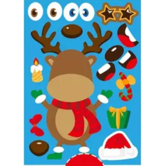 Rudolph DIY Sticker Set