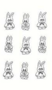 Barco Choc Mould - Mini Bunnies E29