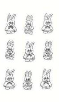 Barco Choc Mould - Mini Bunnies E29