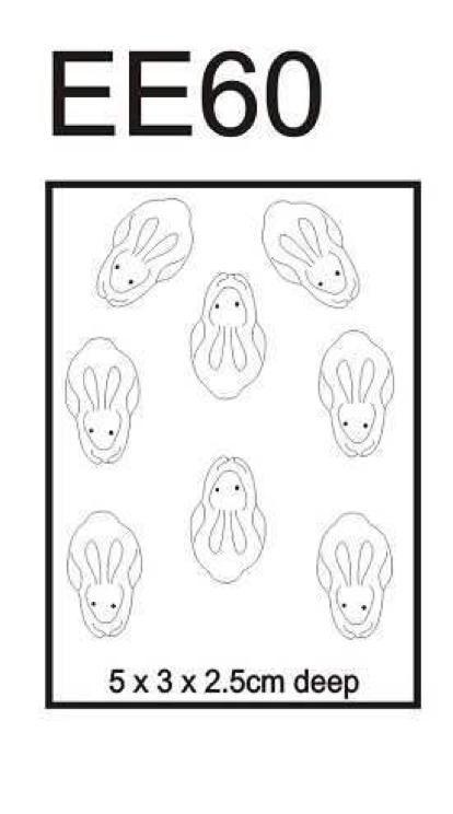 Barco Choc Mould - Sitting Bunny EE60