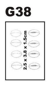 Barco Choc Mould - Rugby Ball G38