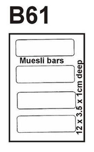 Barco Choc Mould -Muesli Bar B61