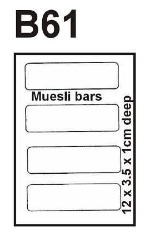 Barco Choc Mould -Muesli Bar B61
