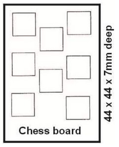 Barco Choc Mould - Checkered (B59)