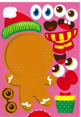 Gingerbread DIY Sticker Set