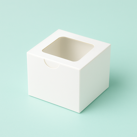 Single Cupcake Box with Window