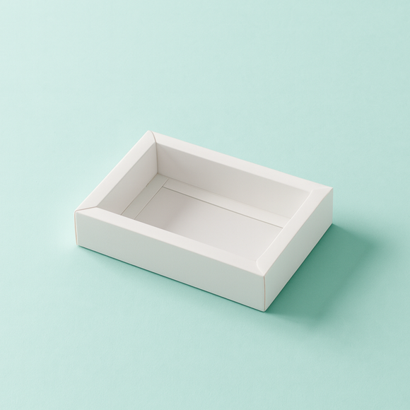 Small Chocolate Box Clear Lid 160x135x30mm