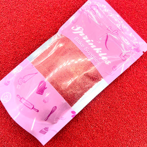 Sprinkles 1mm - Red 75g