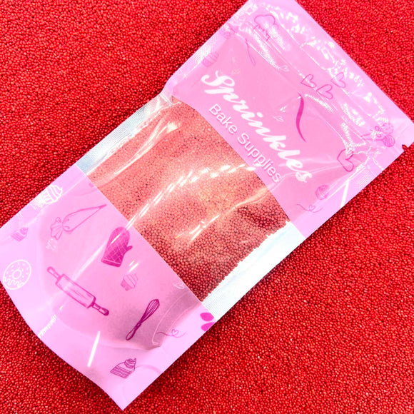 Sprinkles 1mm - Red 75g