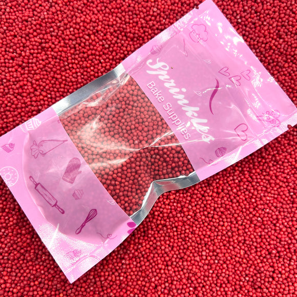 Sprinkles 2mm - Red 75g
