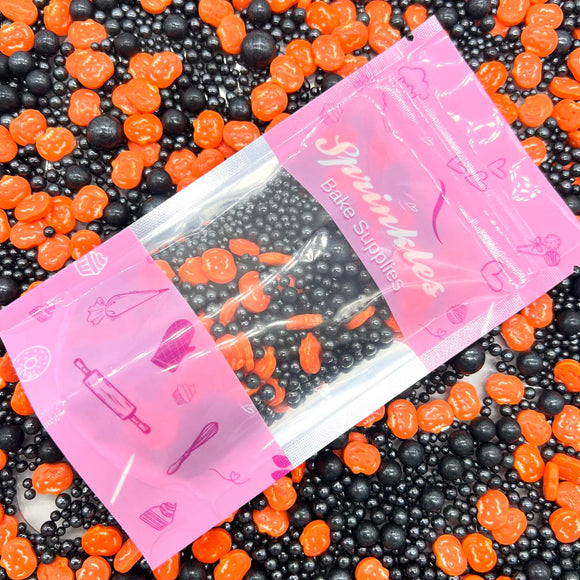 Pumpkin Shaped Halloween Themed Sprinkles