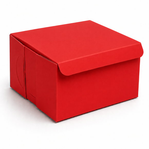Square Box Red 5pc (150mm x 150mm x 75mm) – Sprinkles bake and