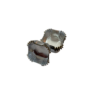 Square Silver Baking Cups 24pcs
