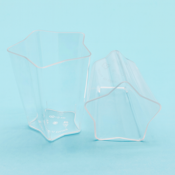 Star Mini Dessert Cup – Acrylic (6pcs, No Lid)