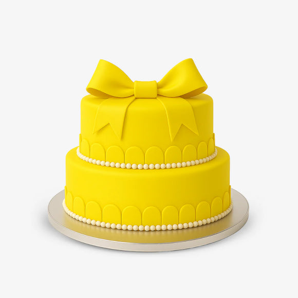 Prepacked Premium Fondant 1kg Sunny Yellow