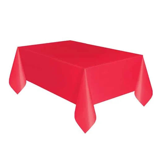 Reusable Table Cover Red 137cm x 274cm