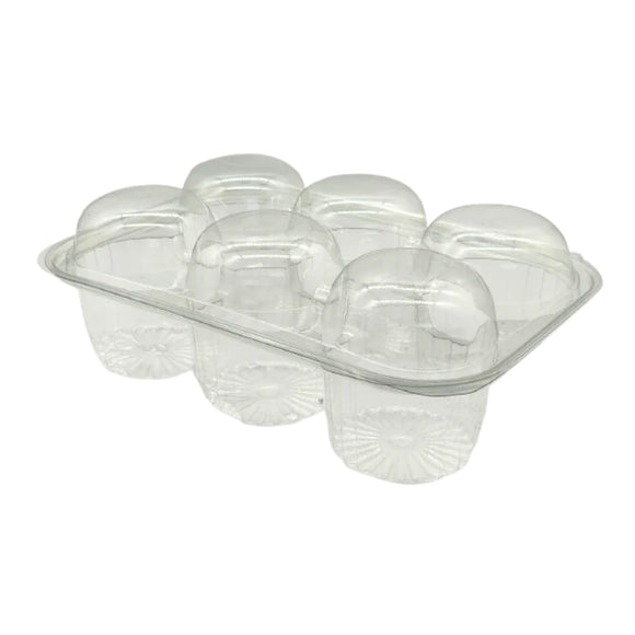 6up Plastic Cupcake Dome Deep