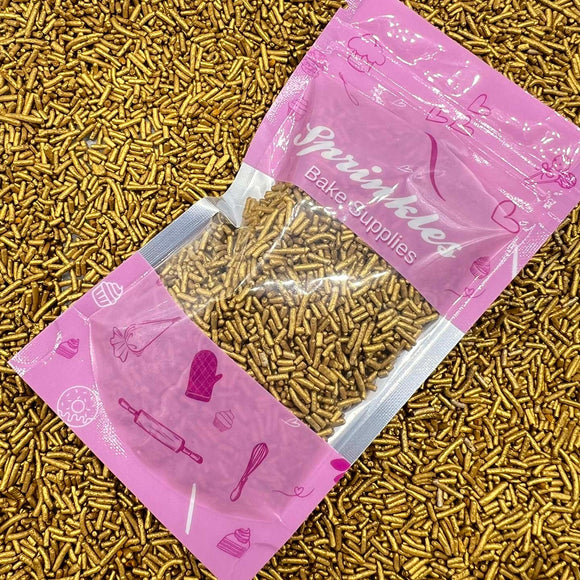 Gold Shimmer Vermicelli Sprinkles
