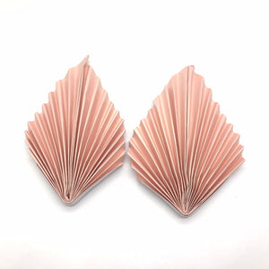 Palm Spear Leaves Paper Topper 2pcs 14cm Pink