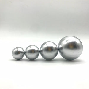 Faux Balls 4pcs Silver