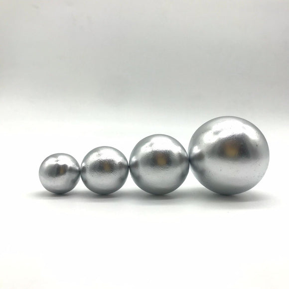 Faux Balls 4pcs Silver
