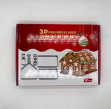 3D Gingerbread House Cookie Cutter Gift box