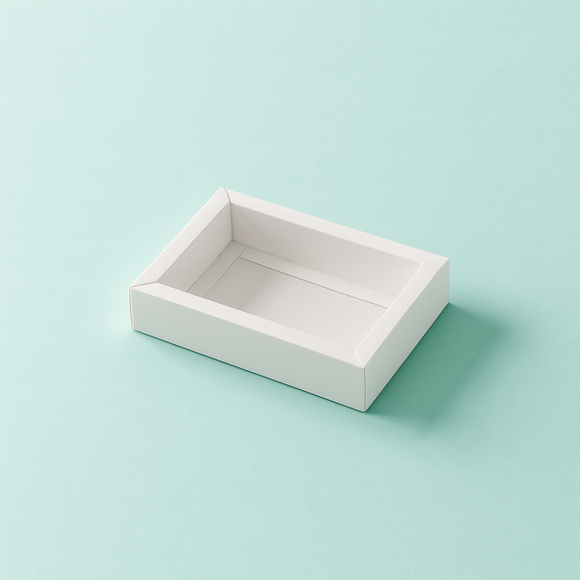 XS Chocolate Box Clear Lid 140x100x30mm