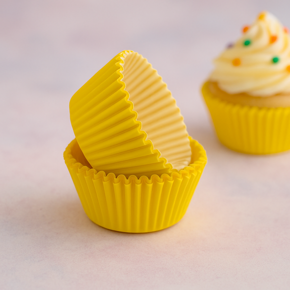 Baking Yellow Paper Cups 100pcs
