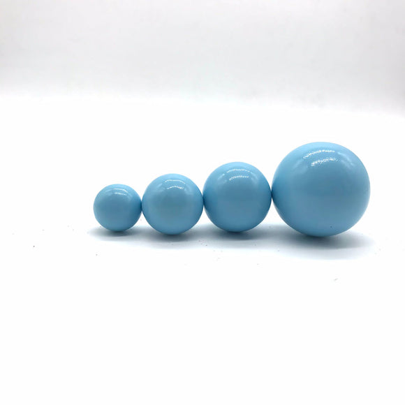 Faux Balls 4pcs Sky Blue