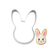 Large Bunny Head Cutter 11.5cm x 8.3cm