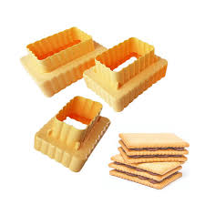 Rectangle Cutter Double Sides 3pcs