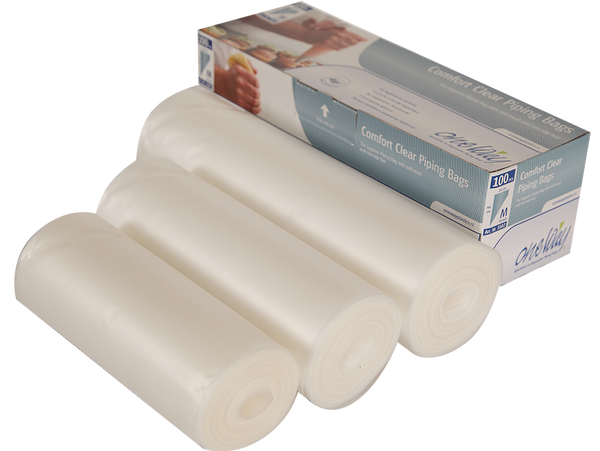 Clear online piping bags