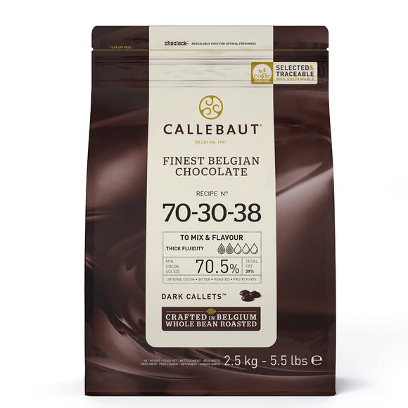 Callebaut Chocolate Dark 70.5% Callets 500g (prepacked)