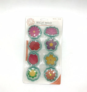 Cookie Cutter 8 Pcs Floral Theme