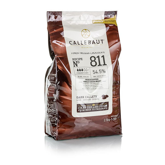 Callebaut Chocolate Dark 54.5% Callets 500g (Prepacked)