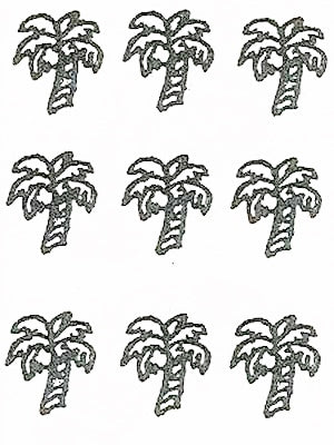 Barco Choc Mould - Palm Trees (B87)