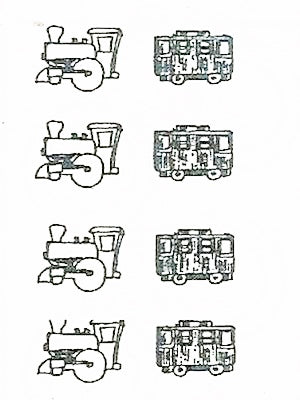 Barco Choc Mould - Train Set Small (B91)