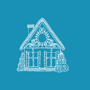 Christmas Candy House 3 – Mini Mesh Stencil