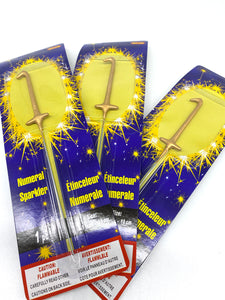 Number Sparklers 0-9