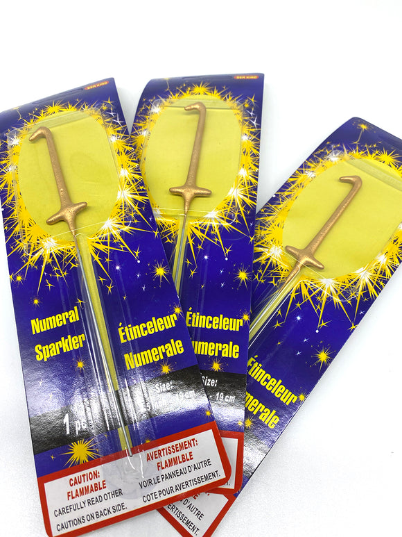 Number Sparklers 0-9