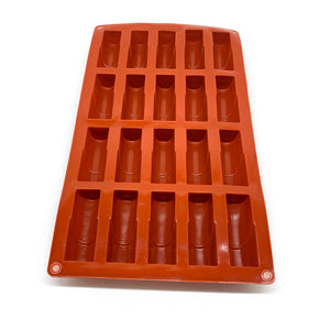 Mini Choc Logs Silicone 20 Cavity Mould