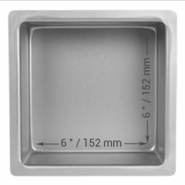 PME Square Cake Pan 152 X 152 X 102MM 6 X 6 X 4