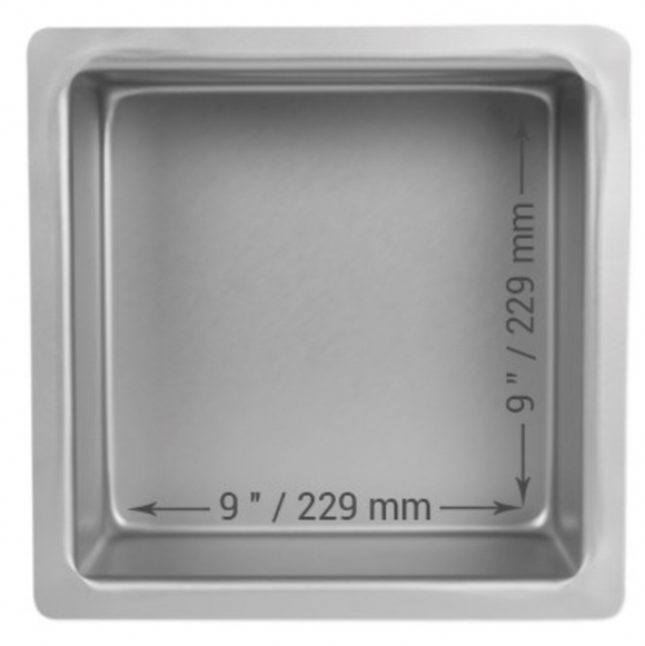 PME Square Cake Pan ( 229 X 229 X 102MM / 9 X 9 X 4