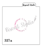 BS I believe /Santa Claus Stencil 2pc
